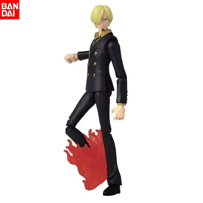 One Piece Sanji Anime Figures Model Tabletop Ornament Action Assembly Model Doll Action Figure Toys for Kids Gift Collectible