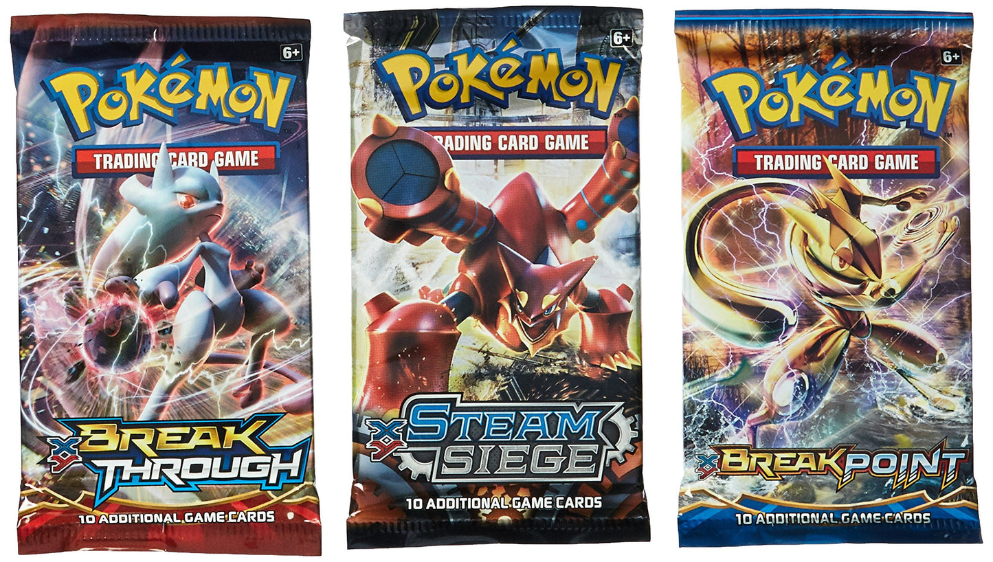 Pokemon Random Booster Cards, Pack of 3