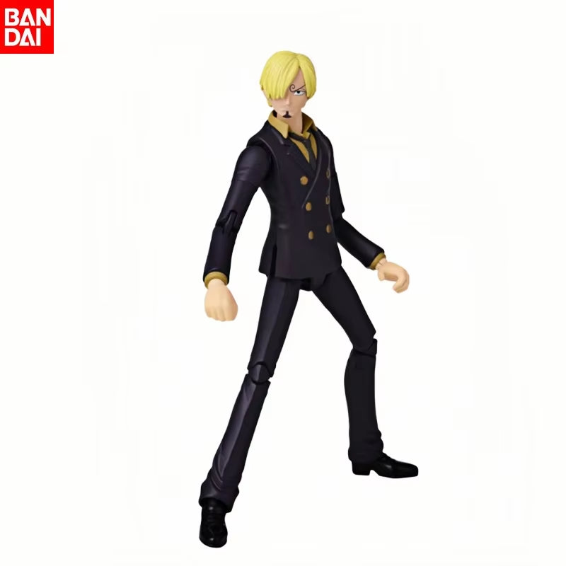 One Piece Sanji Anime Figures Model Tabletop Ornament Action Assembly Model Doll Action Figure Toys for Kids Gift Collectible