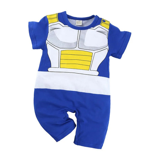 Newborn Costume Baby Anime Romper Boy Kakashi Akatsuki Chopper Zoro Vegeta Cosplay Clothes Infant Jumpsuit Clothes 0-18 Months