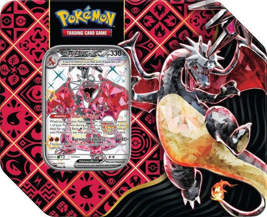 TCG: SCARLET and VIOLET: PALDEAN FATES: TIN - Shiny Charizard