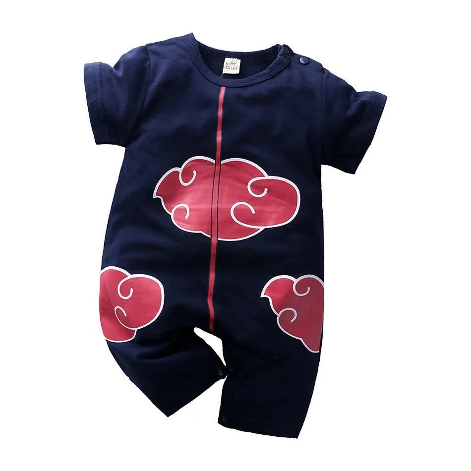 Newborn Costume Baby Anime Romper Boy Kakashi Akatsuki Chopper Zoro Vegeta Cosplay Clothes Infant Jumpsuit Clothes 0-18 Months