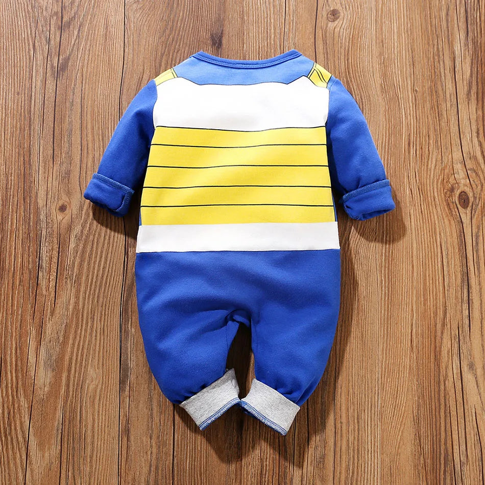 Newborn Costume Baby Anime Romper Boy Kakashi Akatsuki Chopper Zoro Vegeta Cosplay Clothes Infant Jumpsuit Clothes 0-18 Months