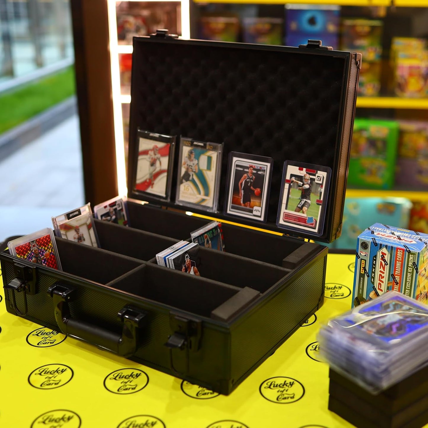 3" X 4" Sports Cards Storage Box, Top Loader Card Carrying Case, Sleeved Card St