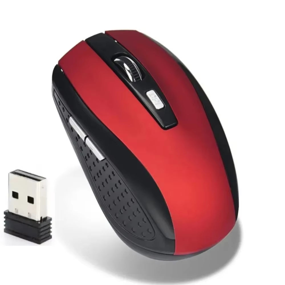 Computer Mouse Wireless USB Adjustable Gamer Gaming 6 Button Optical 2.4 USB Receiver for Computer PC Accessories