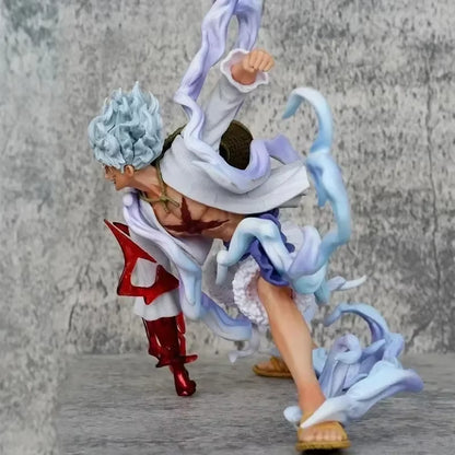 One Piece Figure Anime Sun God Nika Luffy Gear 5 Action Figures Gk Statue Monkey D. Luffy PVC Model Toy Ornament Boys Gift Items