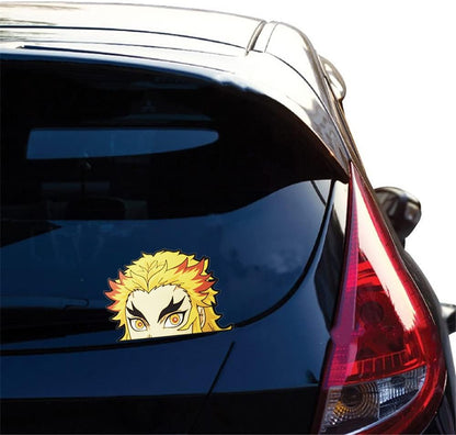 6Pcs Anime Car Decals for Windshield Windows Sticker Decal Waterproof Car Accessories