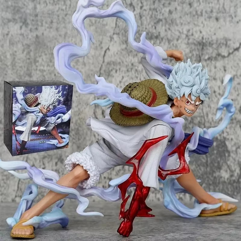 One Piece Figure Anime Sun God Nika Luffy Gear 5 Action Figures Gk Statue Monkey D. Luffy PVC Model Toy Ornament Boys Gift Items