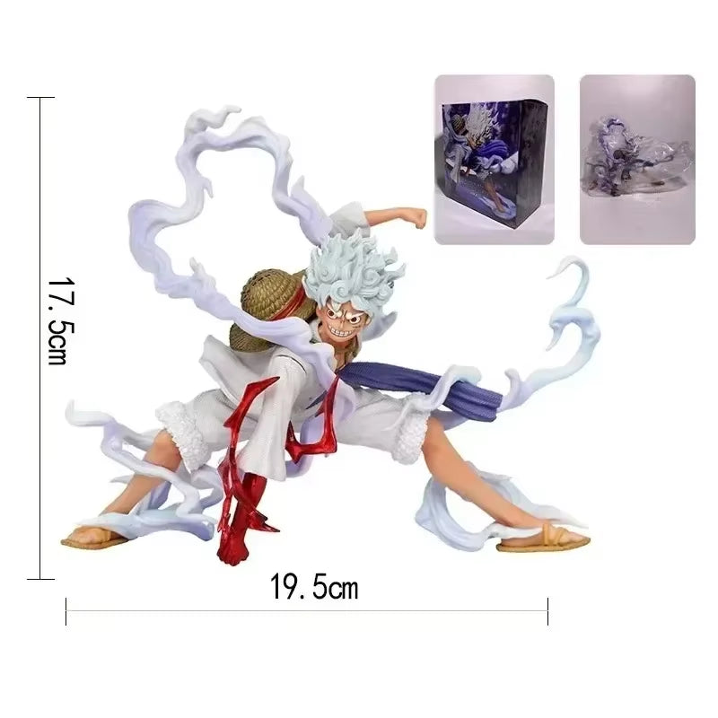 One Piece Figure Anime Sun God Nika Luffy Gear 5 Action Figures Gk Statue Monkey D. Luffy PVC Model Toy Ornament Boys Gift Items