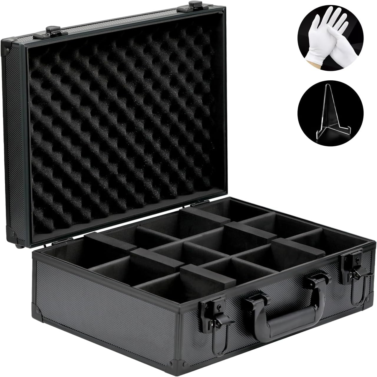 3" X 4" Sports Cards Storage Box, Top Loader Card Carrying Case, Sleeved Card St