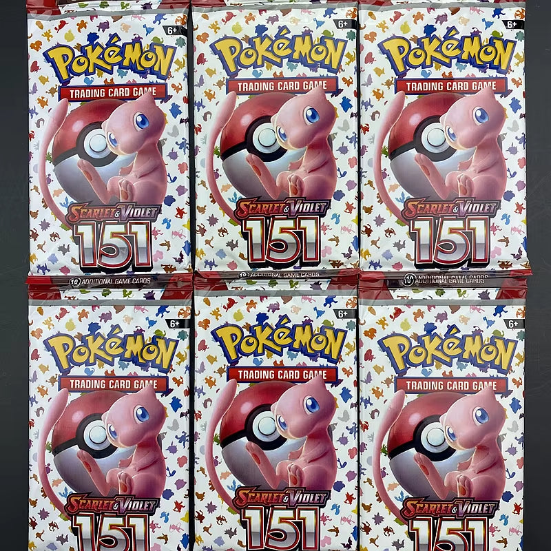 10/20Pcs English Version Pokemon TCG: Scarlet & Violet 151 Classics Expansion Booster Pokemon Trade Cards